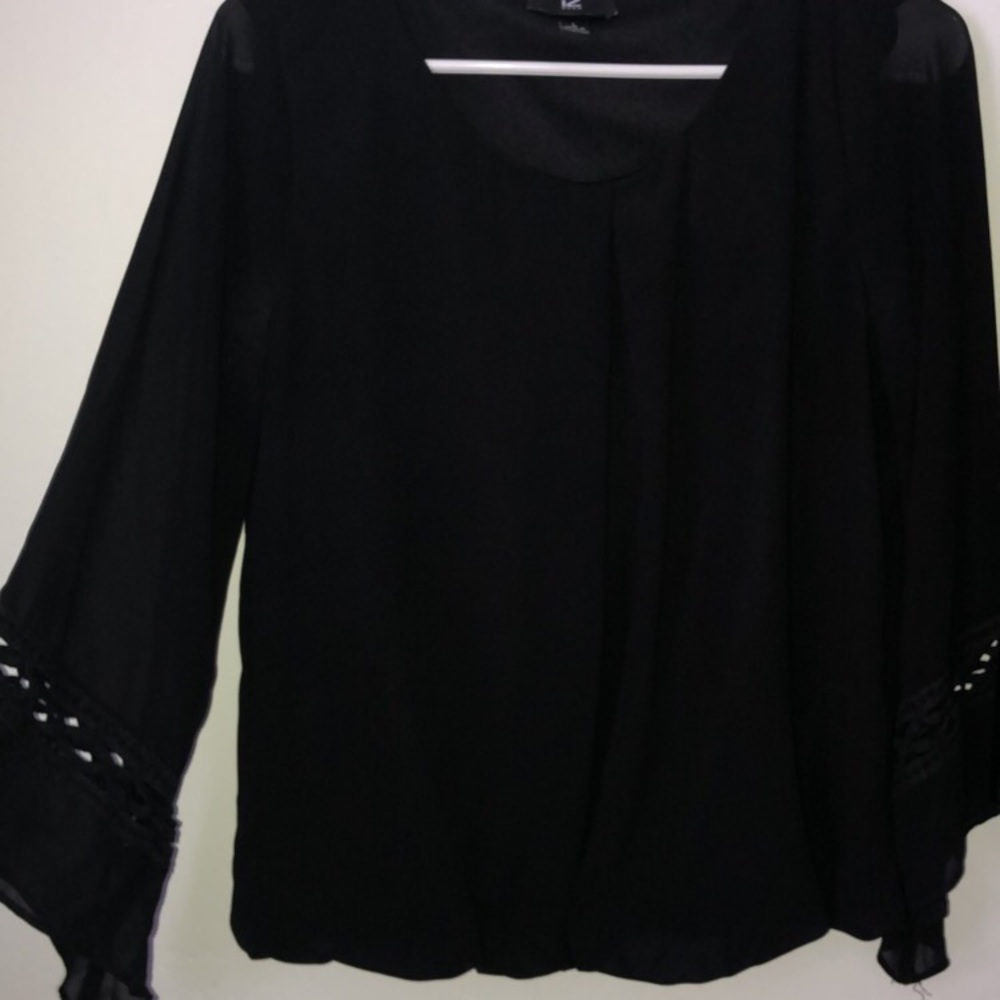 Black long sleeve dress shirt